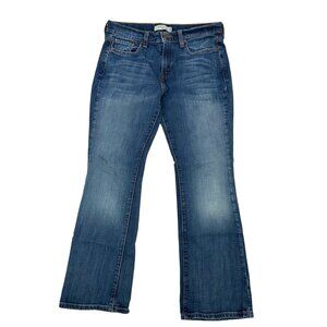 Levis Womens 515 Blue Medium Wash Boot Cut Jeans Size 8